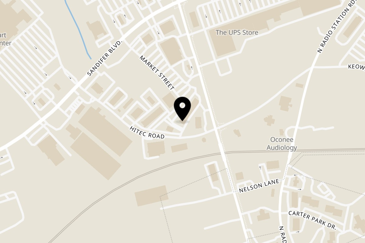 Map showing the location of Joe's NY Pizza Seneca on 273 Market St in Seneca